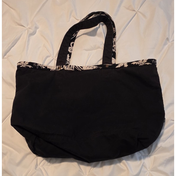 Polo Ralph Lauren Tote Bag Canvas Hawaiian Limited Ed Reversible VHTF Floral - Picture 9 of 16